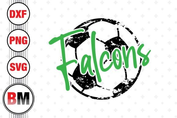 Falcons Distressed Soccer Graphics & Crafts Review