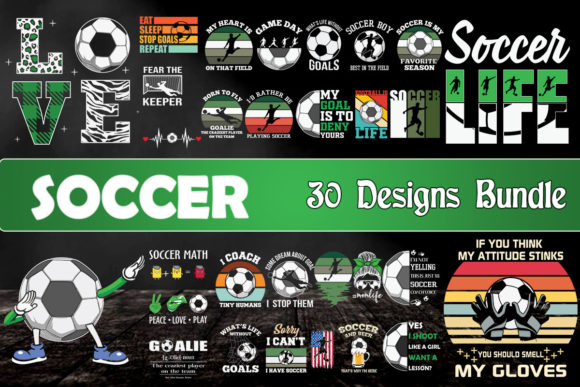 Graphics & Crafts: Soccer Bundle SVG 30 Designs Review