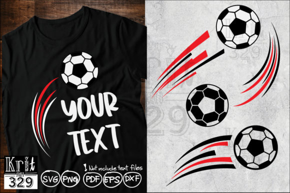 Motion Soccer Ball Movement SVG for Graphics & Crafts