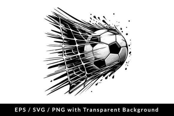 Soccer Ball Goal Clip Art: Graphics & Illustrations
