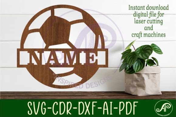 Soccer Ball Name Sign SVG Design Review