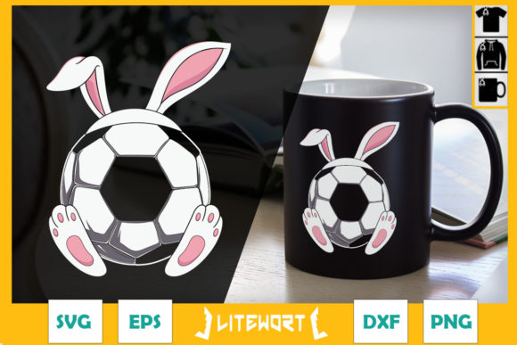 Soccer Bunny Ears Funny Easter: Crafts & Graphics Review