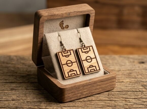 Soccer Field Earring Laser Cut: Crafts & Graphics Review