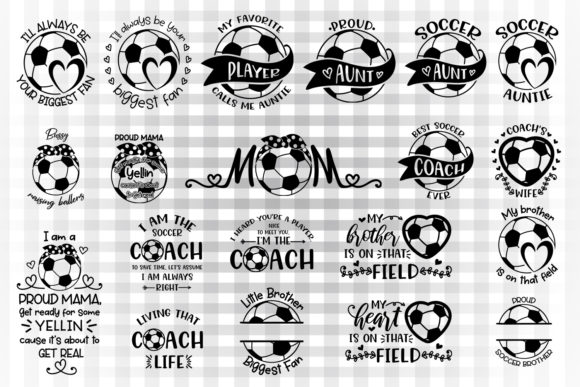 Soccer Sayings Bundle 2 Graphics for Crafts