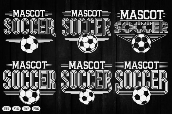 Soccer Team Template SVG for Crafts & Graphics